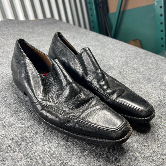 MARCELLO TOSHI BLACK DRESS SHOE US SIZE 9.5 - Picture 1 of 12